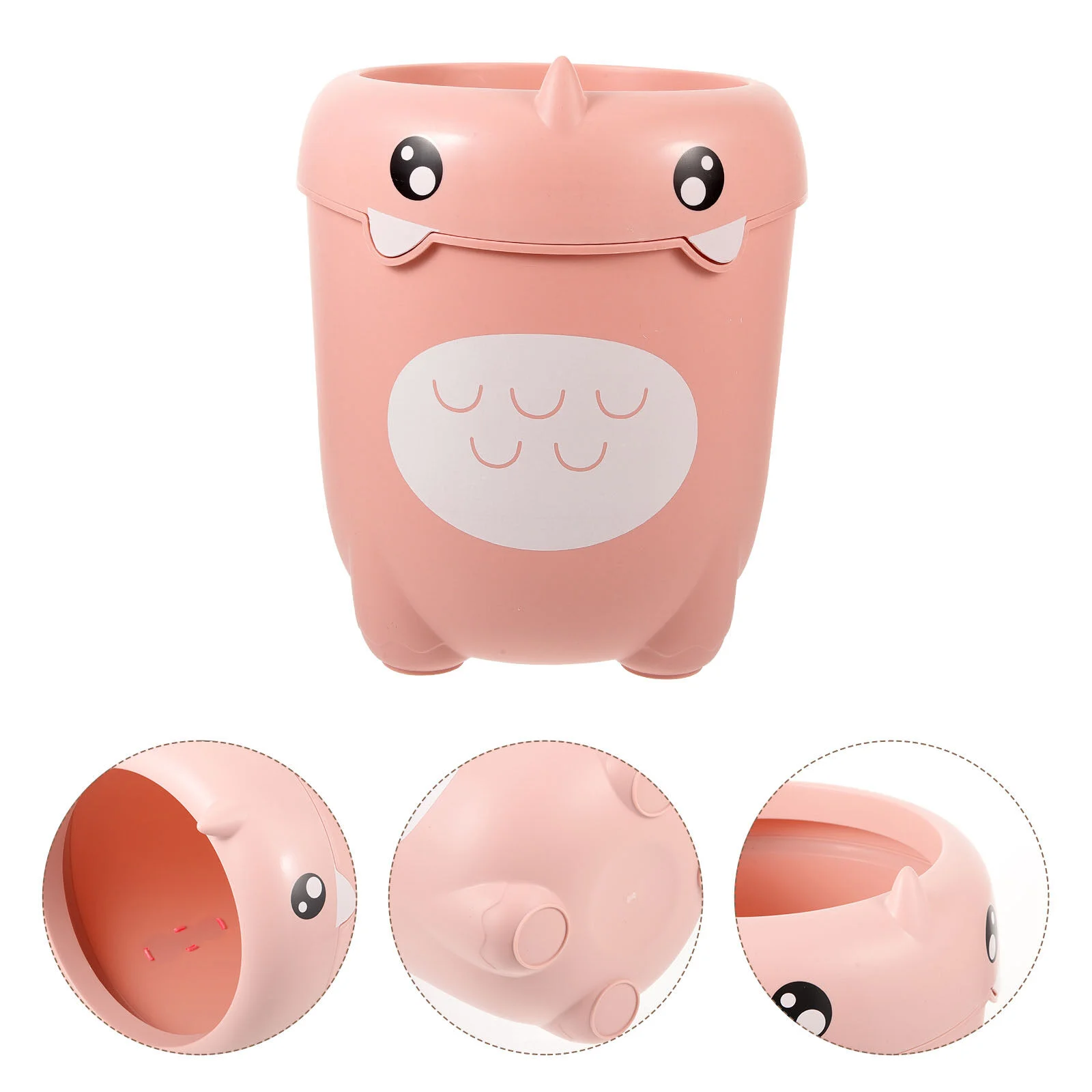 

Storage Basket Kids Room Trash Bin Durable Rubbish Can Large Capacity Dinosaur Waste Paper Creative