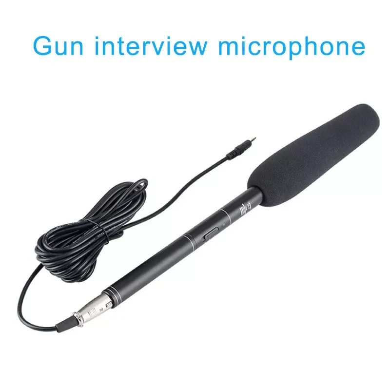 

NEW2023 Professional Interview Microphone Directional Condenser MIC for DSLR DV Camcorder Interview Microphone Multi-Microphone