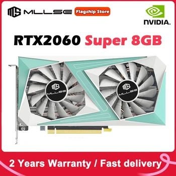 Mllse RTX 2060 Super 8GB Graphics Card GDDR6 256Bit PCIE PCI-E3.0 16X 1470MHz 2176units rtx 2060 super Gaming 8G Video Card 1