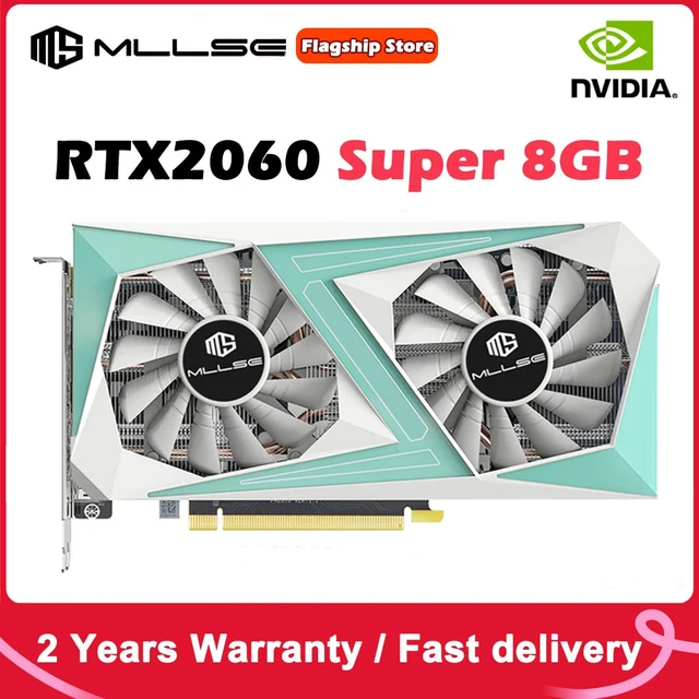 Mllse RTX 2060 Super 8GB Graphics Card GDDR6 256Bit PCIE PCI-E3.0 16X 1470MHz 2176units rtx 2060 super Gaming 8G Video Card 1