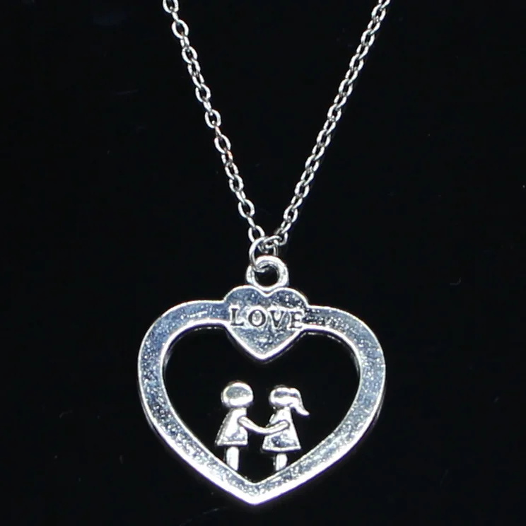 20 шт. Новое модное ожерелье 35x3 4 мм Подвески для милой, Короткие Длинные женские и мужские ожерелья, подарок, ювелирные изделия, чокер