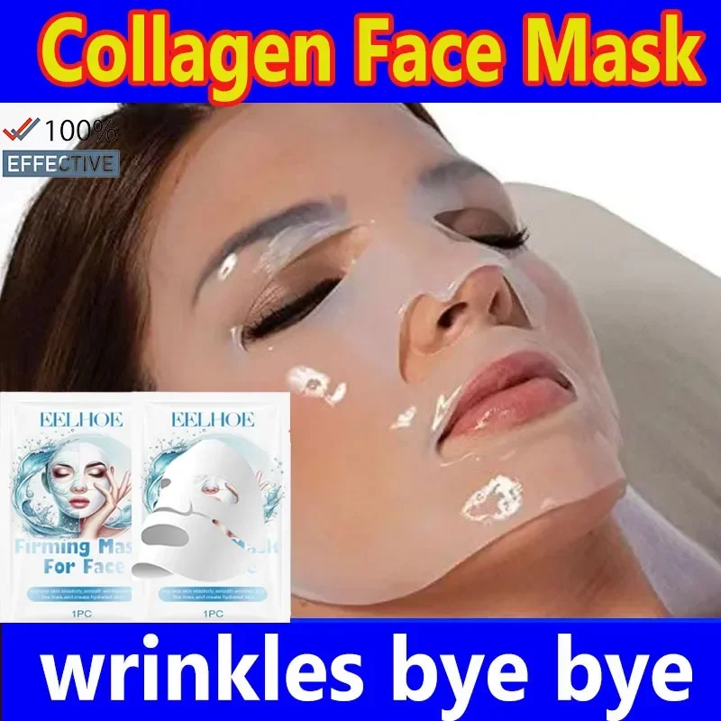 Bio Collagen Face Mask Shrink Pores Deep Hydrating Overnight Moisturizing Refreshing Brightening Skin Care For You