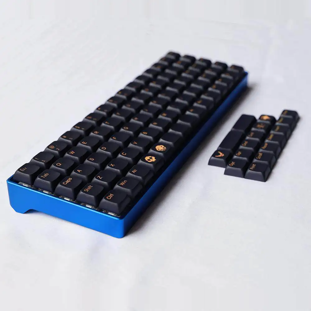 Фото Набор сублимационных кейкапов XDAL PBT DSA Profile Cross Switch, оригинальные кастомные кейкапы ручной работы для механических клавиатур №5