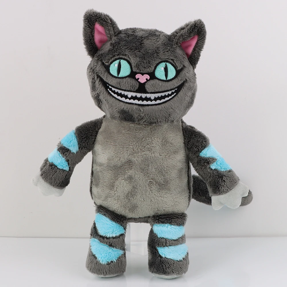 

35cm Kawaii Cheshire Cat Plush Toy Alice In Wonderland Cartoon Animals Stuffed Dolls Cat Peluche Kids Girls Gift
