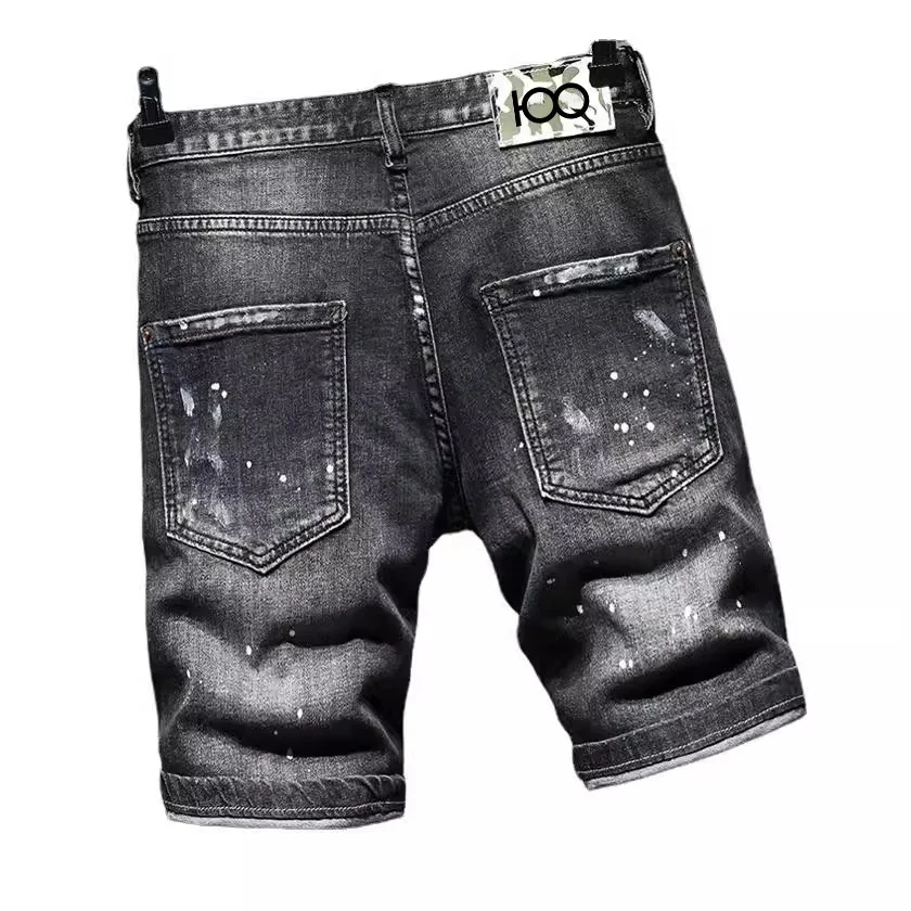 Chare◆ 100 мужские джинсы роскошные брендовые синие высококачественные уличные