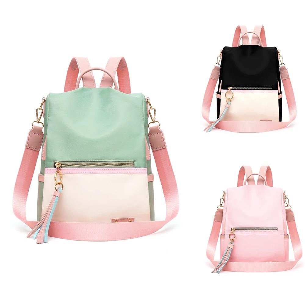 

Oxford Backpack Casual Student Satchel Girl