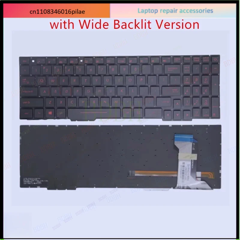 Для ноутбуков ASUS GL753V ZX73V FX73V FX73VD GL753VD: задняя крышка ЖК-экрана, передняя рамка, подставка для рук, клавиатура (USRU), петли, кабель экрана. (art.: 3920dacc4a09d) - 3920dacc4a09d