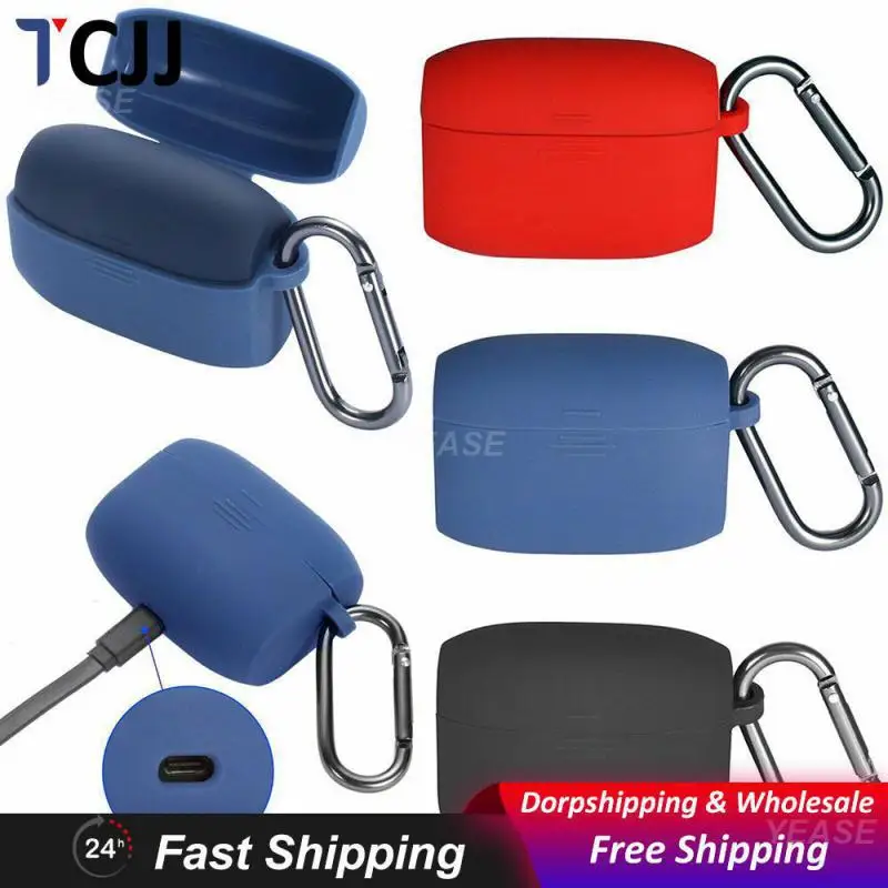 Портативный защитный чехол для Jabra Elite Active 65t мягкий силиконовый полный чехлы