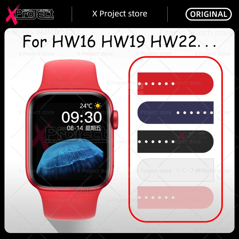 

SmartWatch HW22 HW37 HW57 HW67 pro max plus Silicone silica gel strap watch bands W26 W37 W46 W56 FK88 FK99 series 6 smart watch