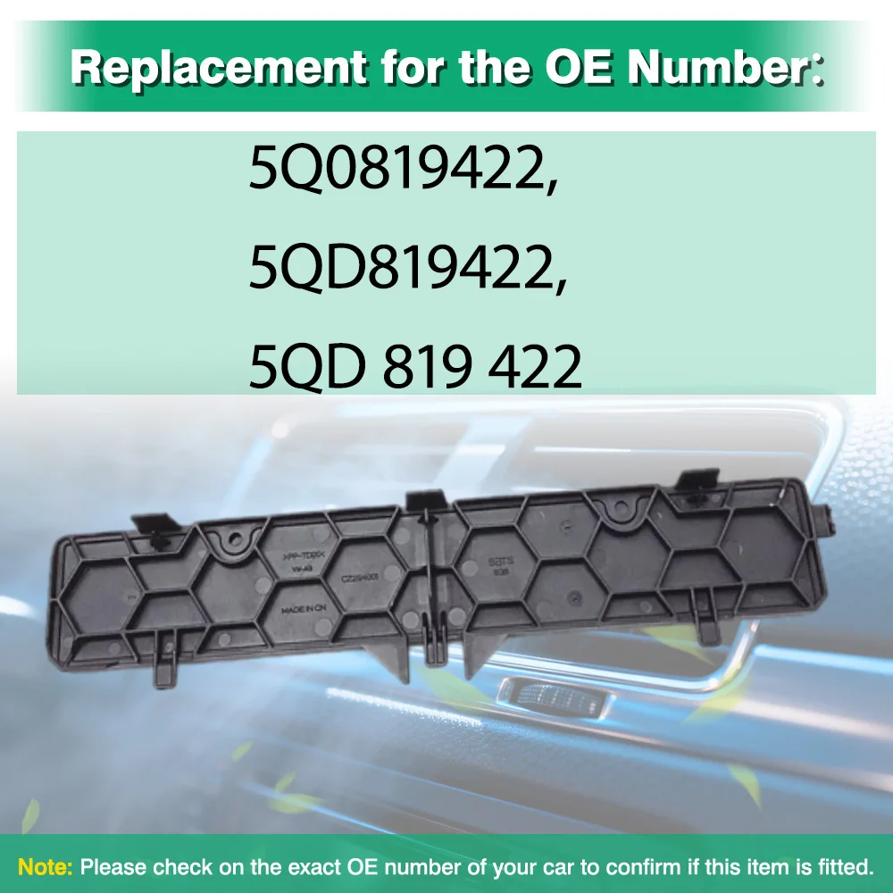 Фото Крышка салонного воздушного фильтра для Audi Q3, TT, TTS, TTRS, Seat Ateca, Skoda, Volkswagen 5Q0819422, 5QD819422 №4