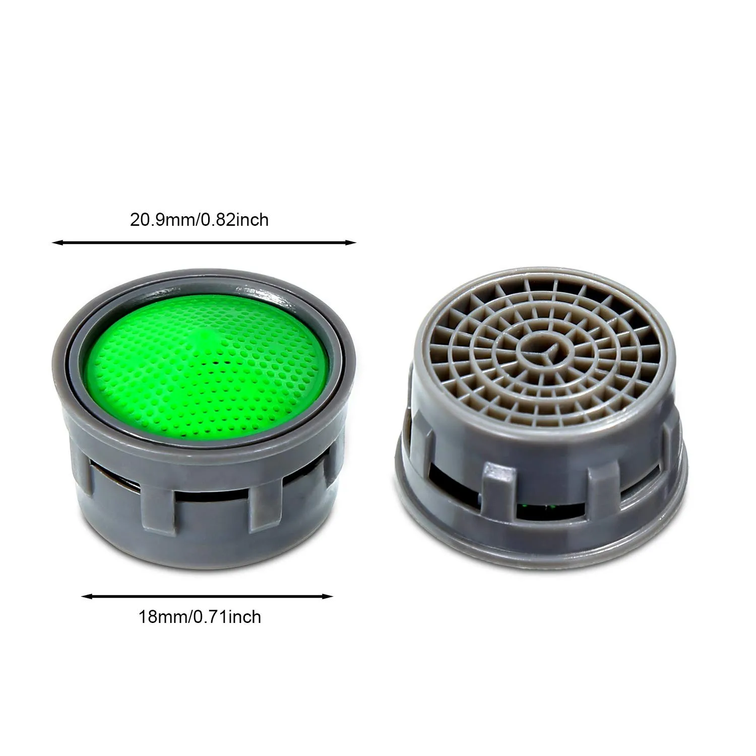 

20Pcs Faucet Basine Replacement Nozzle Filter Tap Aerator 21mm ABS Plastic Insert Homes Hotels Public Facilities Faucet Bubbler