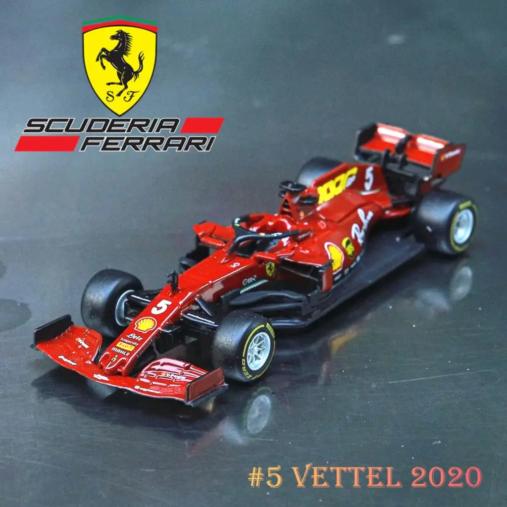 

Bburago Scale 1:43 Car Model Ferrari Red Bull Mercedes F1 Racing SF1000 RB15 RB16 W12 Metal Diecast Miniature Kids Children Toys