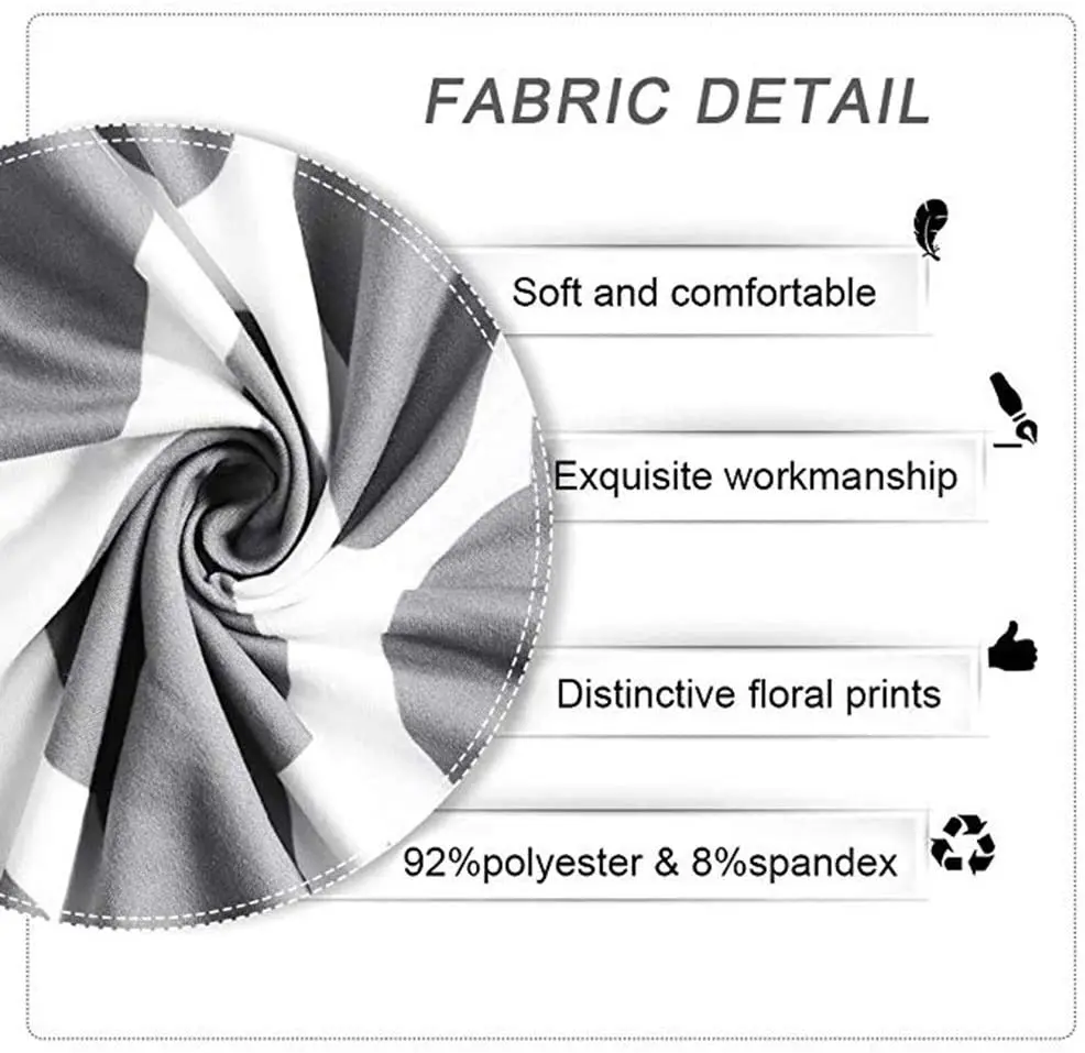 6pcs Elastic Dining Chair Cover Home Wedding Cushion Removable Slipcovers Protector Furniture Decor For Banquet Party |