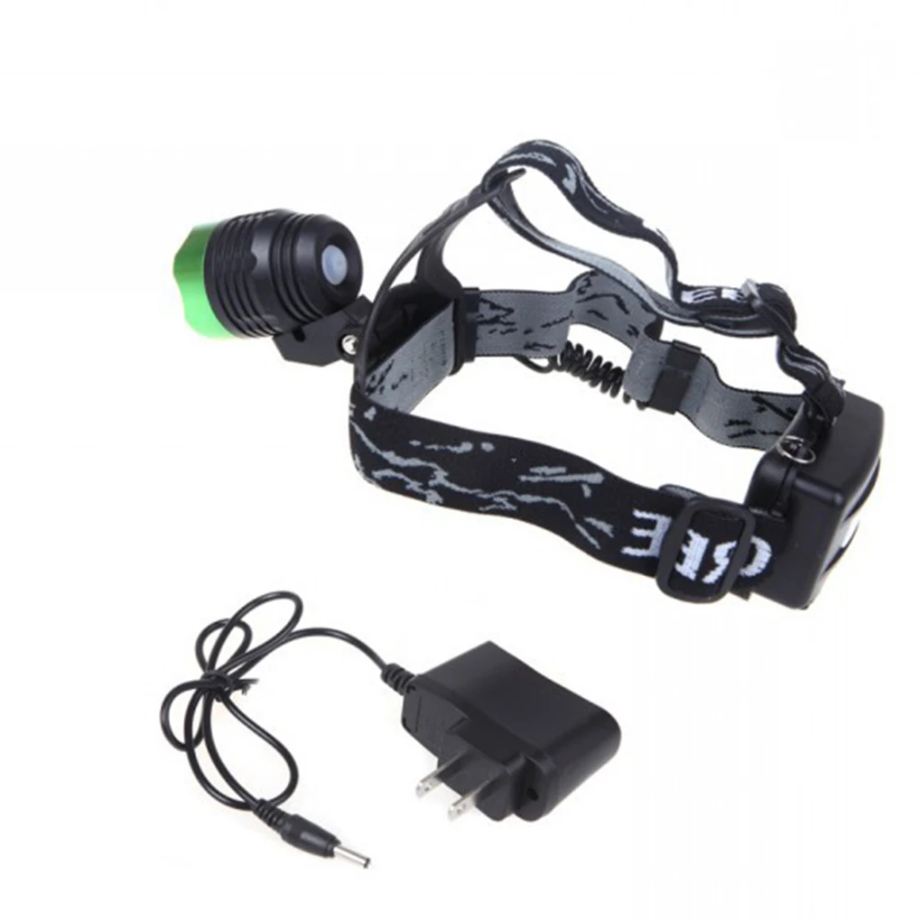 

Налобный фонарик T6, износостойкий эластичный светильник с красным индикатором, зарядный порт, повязка на голову, уличные принадлежности дл...