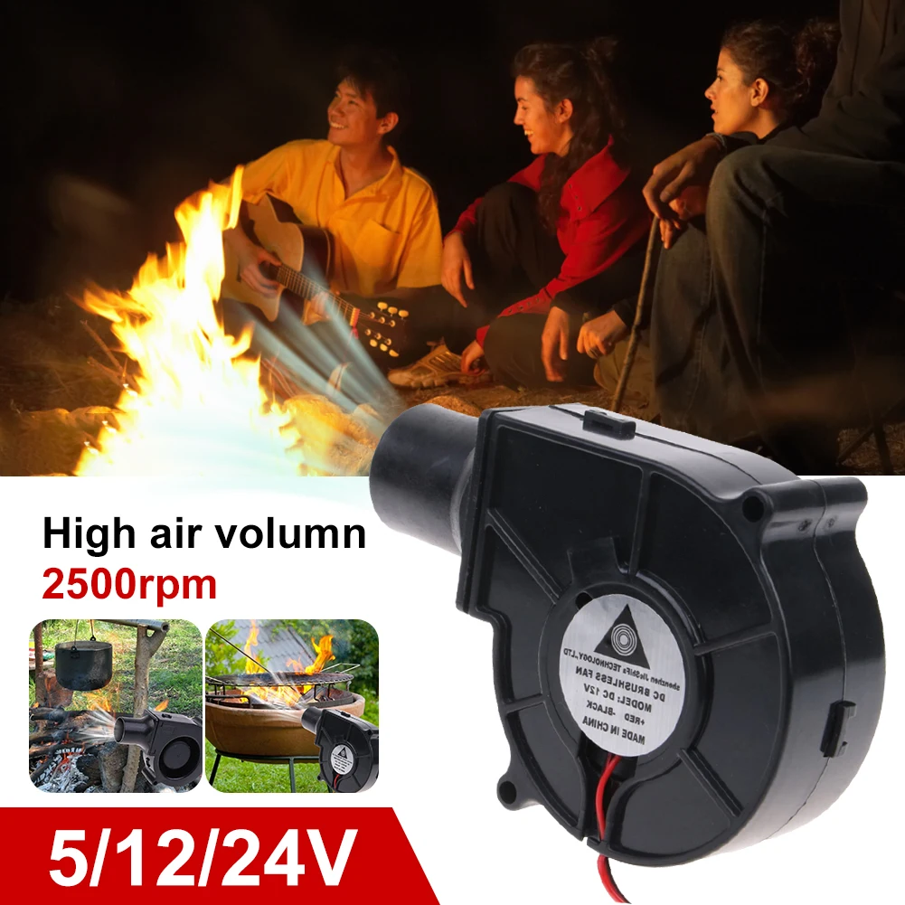 

7530 Smelting Metal Fan Portable Air Blower 2500RPM Centrifugal Radial Cooler Metal Fan BBQ Blower Charcoal Cooling Cooler Fan