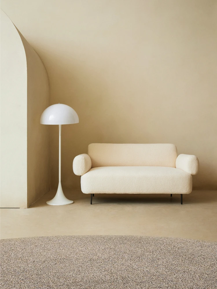 

FQ Nordic Style Modern Minimalist Double Seat Fabric Sofa
