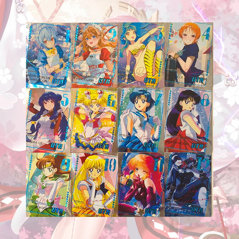 Фото Коллекционные карты Anime Goddess Story 2M01 SR SSR MR HR UR UTR AR: Рем, Рам, Сакураджима Май, Альбедо, Гасай Юно, Гоку Рури №5