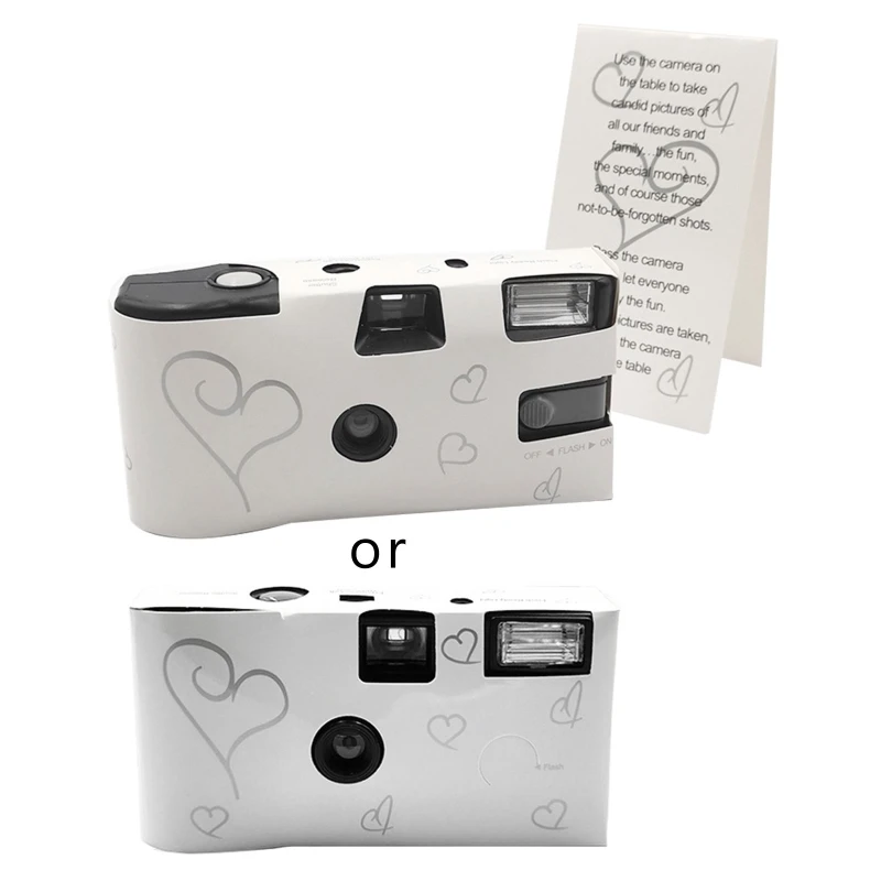

16 Photos Power Flash Single Use One for TIME Disposable Film Camera Party Gift