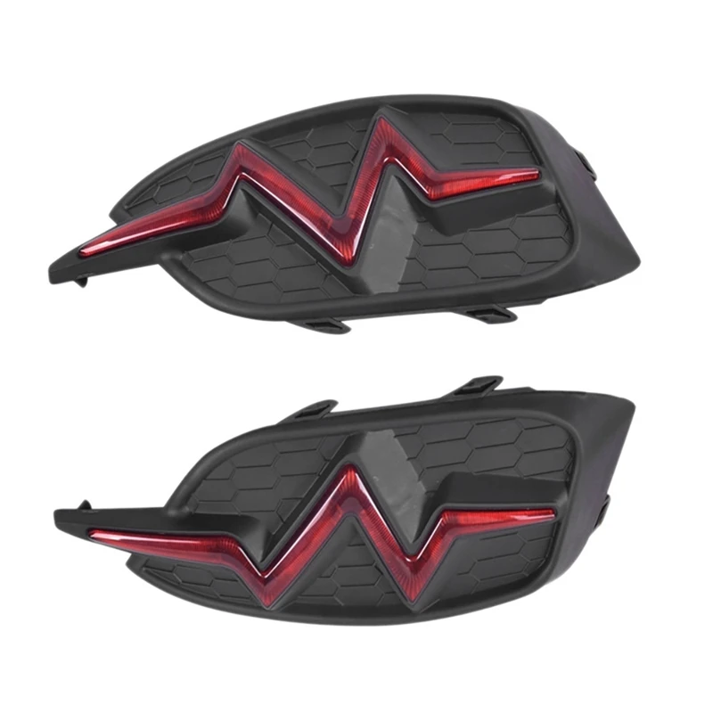 

1 пара автомобильных задних противотуманных фар, Светодиодный отражатель для заднего бампера, светильник п-сигнал, светильник тели поворот...