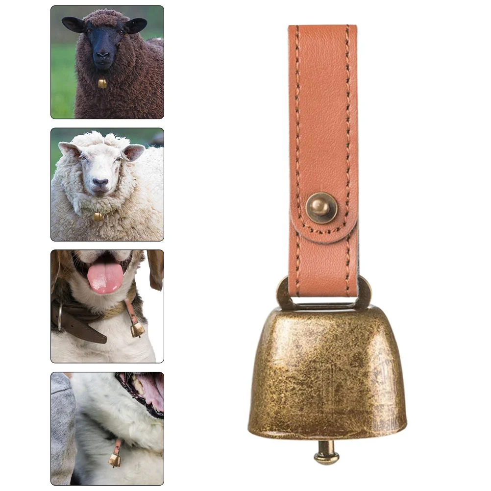 

Bell Dog Pet Bells Collarcow Cowbell Collars Noise Decor Makers Pendant Lovelyhandle Training Iron Metal Small Brassschool Maker