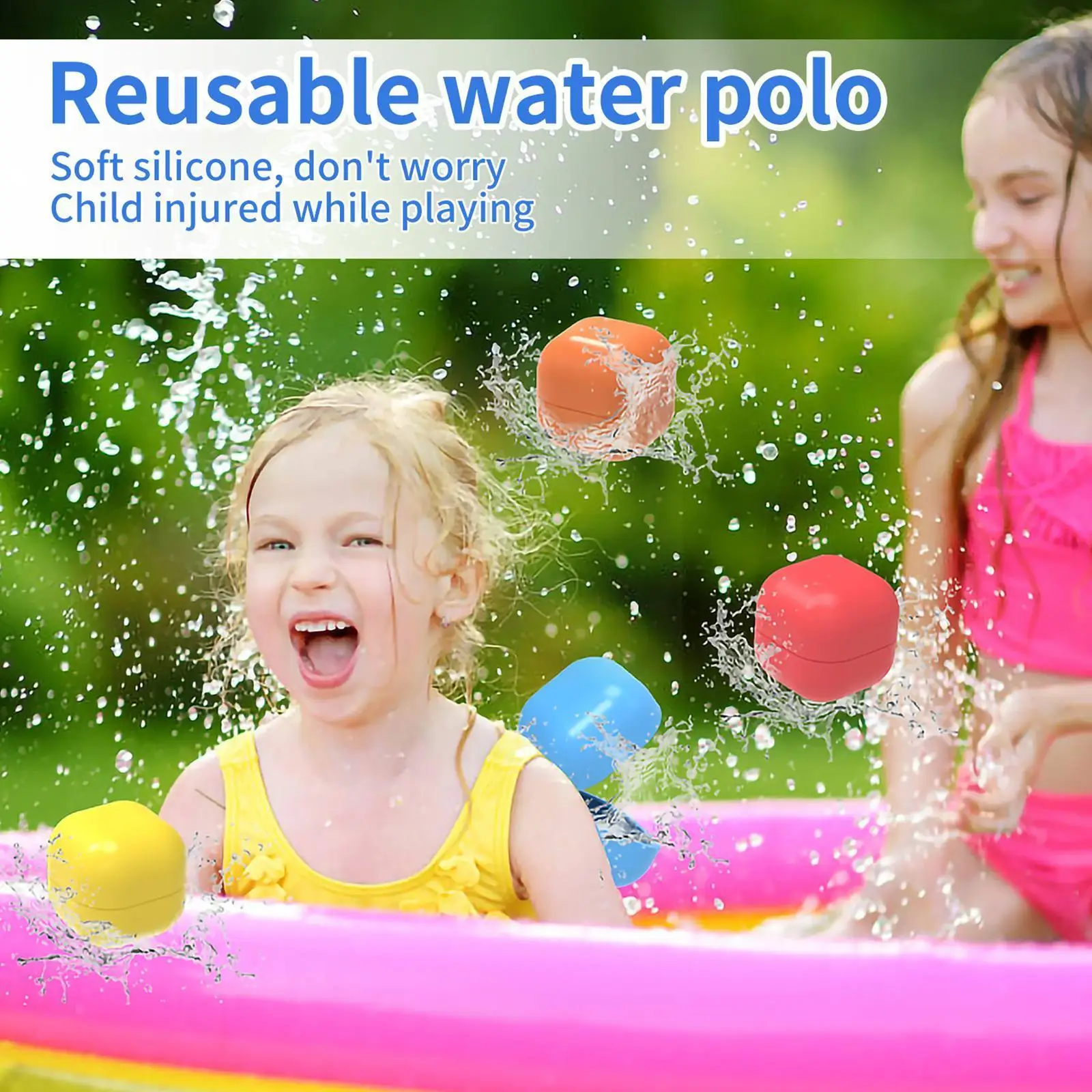 

Reusable Silicone Bomb Water Balloons Quick Filling Self Sealing Waterfall Ball For Child&A Dult Summer Outdoor Games Pool W6F7