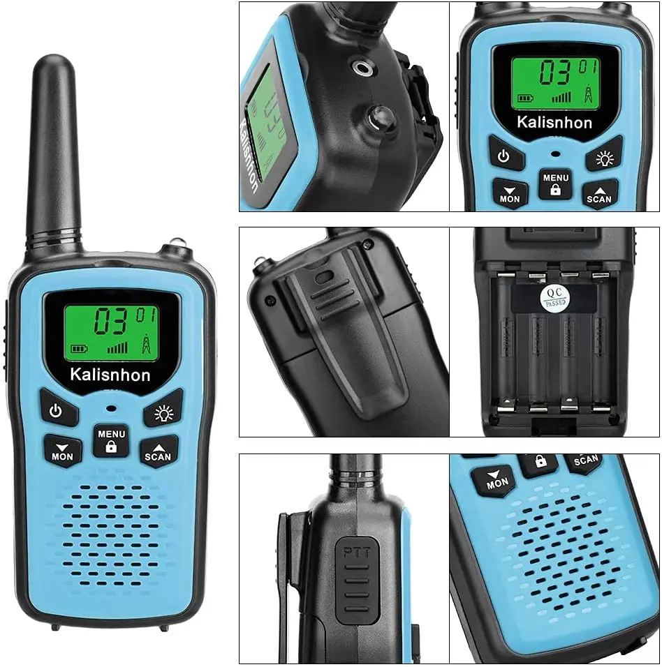 Walkie Talkies for Adults,Kalisnhon walkie talkies with 22 FRS Channels,walkie Talkie Long Range with Flashlight VOX LCD