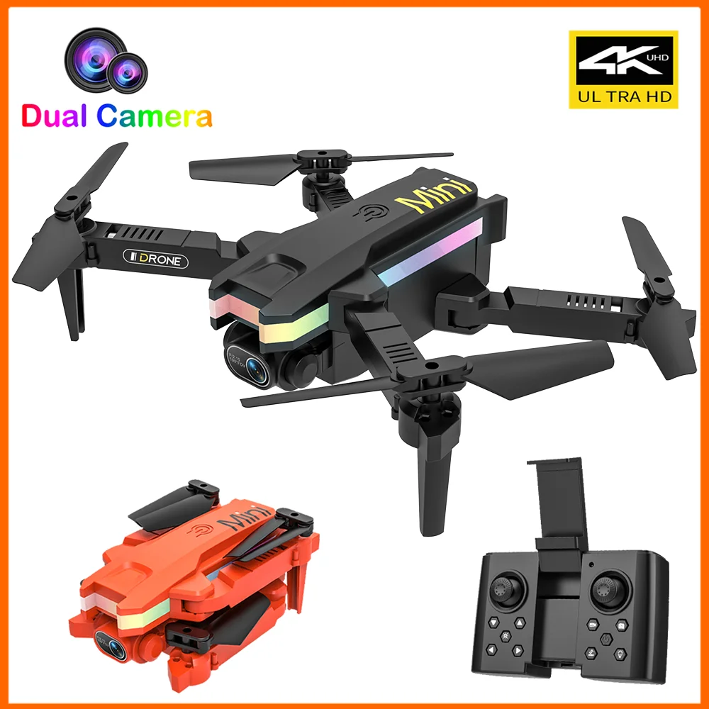 

HYRC Remote Control Drone UAV Quadcopter WiFi FPV with 4K HD Dual Cameras Aerial Photography RC Dron Helicopter Aircraft Toys