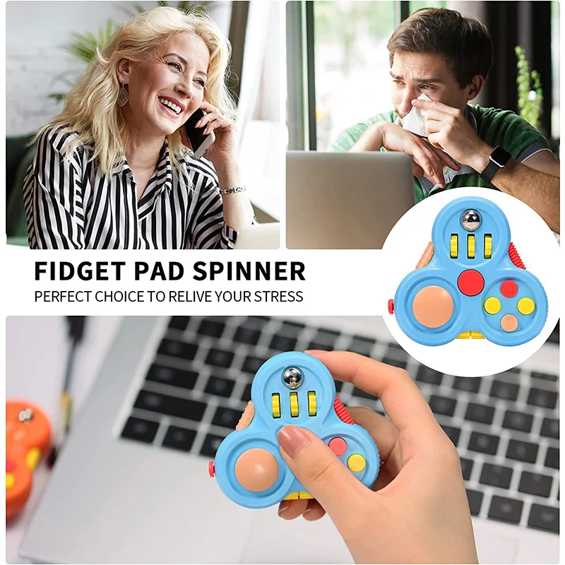 Quiet New Fidget Spinner Cube Sensory Toy for Adults with Anxiety Desk Toy for Office Stress Relief Gifts for Autistic Children enlarge