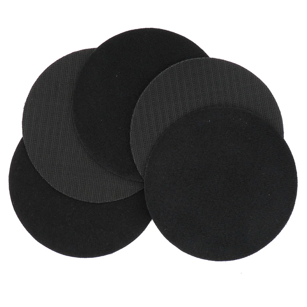 

5 Inch Interface Pad Black Flocking For Protect Sand Pad Add Support Reduce Vibration Replacement Polishing Pad Accessories