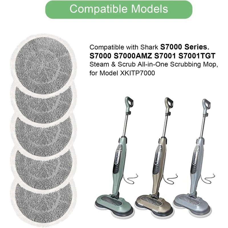 SANQ 10 шт. подушечки для паровой швабры Shark S7001 S7000AMZ S7000 S7001TGT S7201 S7005 S7020 серии сменные