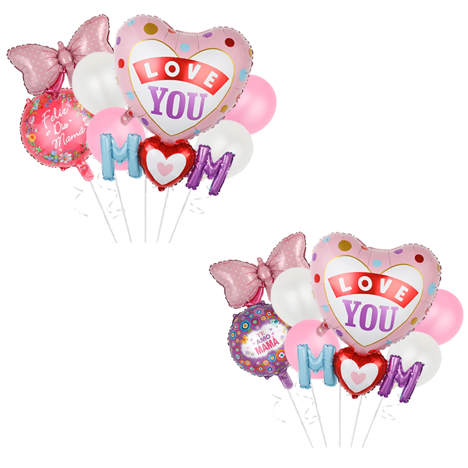 

Happy Mother's Day Foil Helium Balloons Set Love Balloon Mothers Day Mom Birthday Party Decorations Gifts Globals Balloon Decor