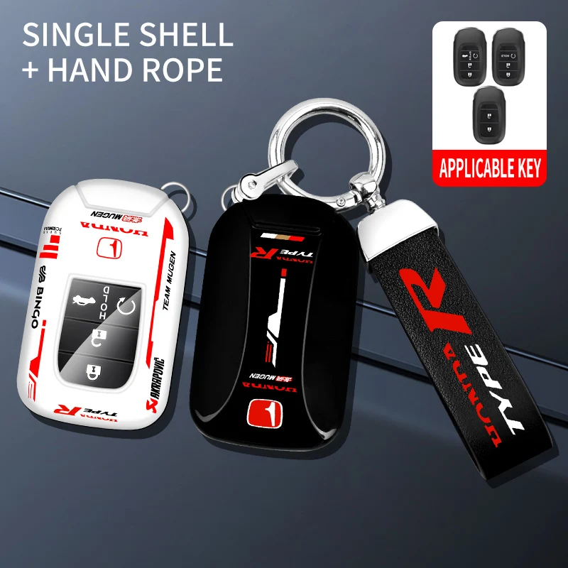 

Модный чехол для автомобильного ключа из АБС-пластика, задняя Пряжка для Honda, модель Odyssey, задняя фотография