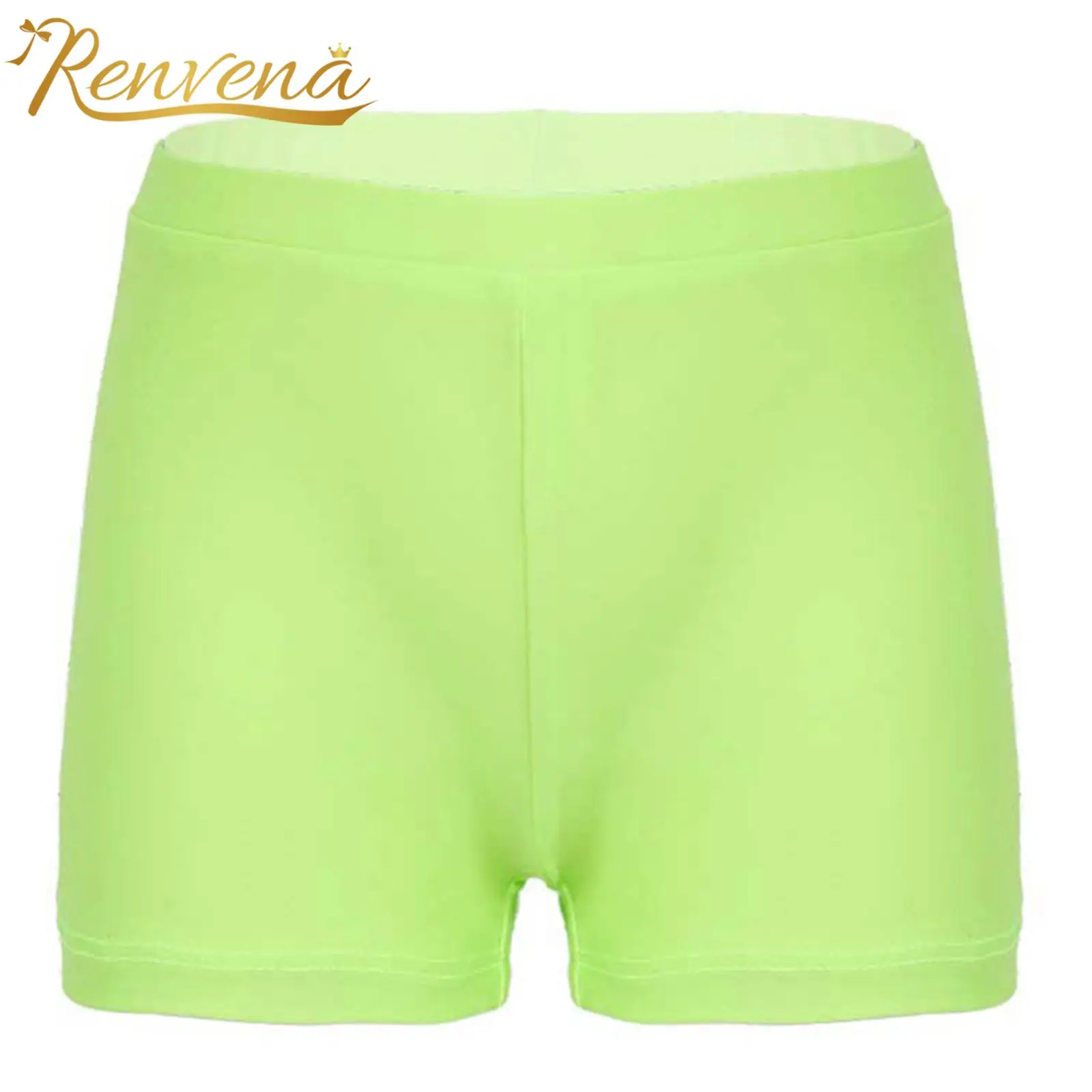 

Child Girl's Shorts Quick-dry Swimming Trunks Elastic Waistband Solid Color Swimwear Beach Pool Bathing Suit Kids Short Pants