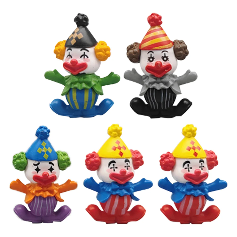 

Clown Mini Figurines Decor Ornaments Miniaturefigure Circus Landscape Carnival Garden Micro Decoration Bonsai Toy Ornament