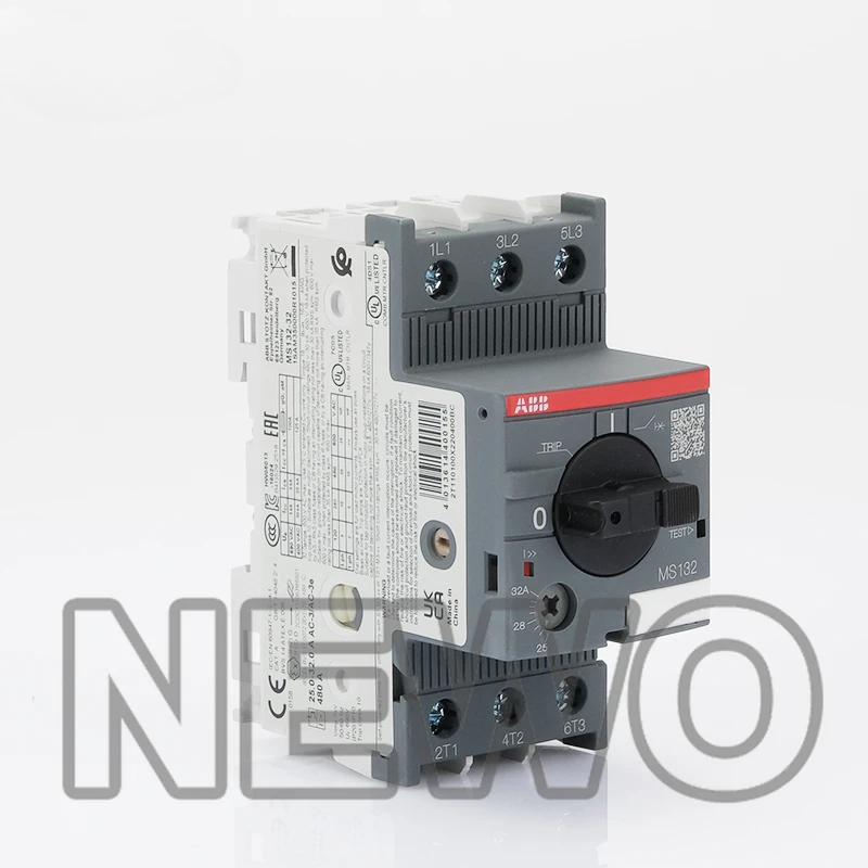 Оригинальный автоматический выключатель для защиты двигателя серии ABB MS132 0 25 4 63 2