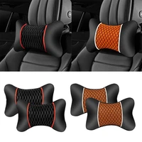 universal car seat headrest pillow cover comfortable sleeping rest pillows auto traveling camping accessory