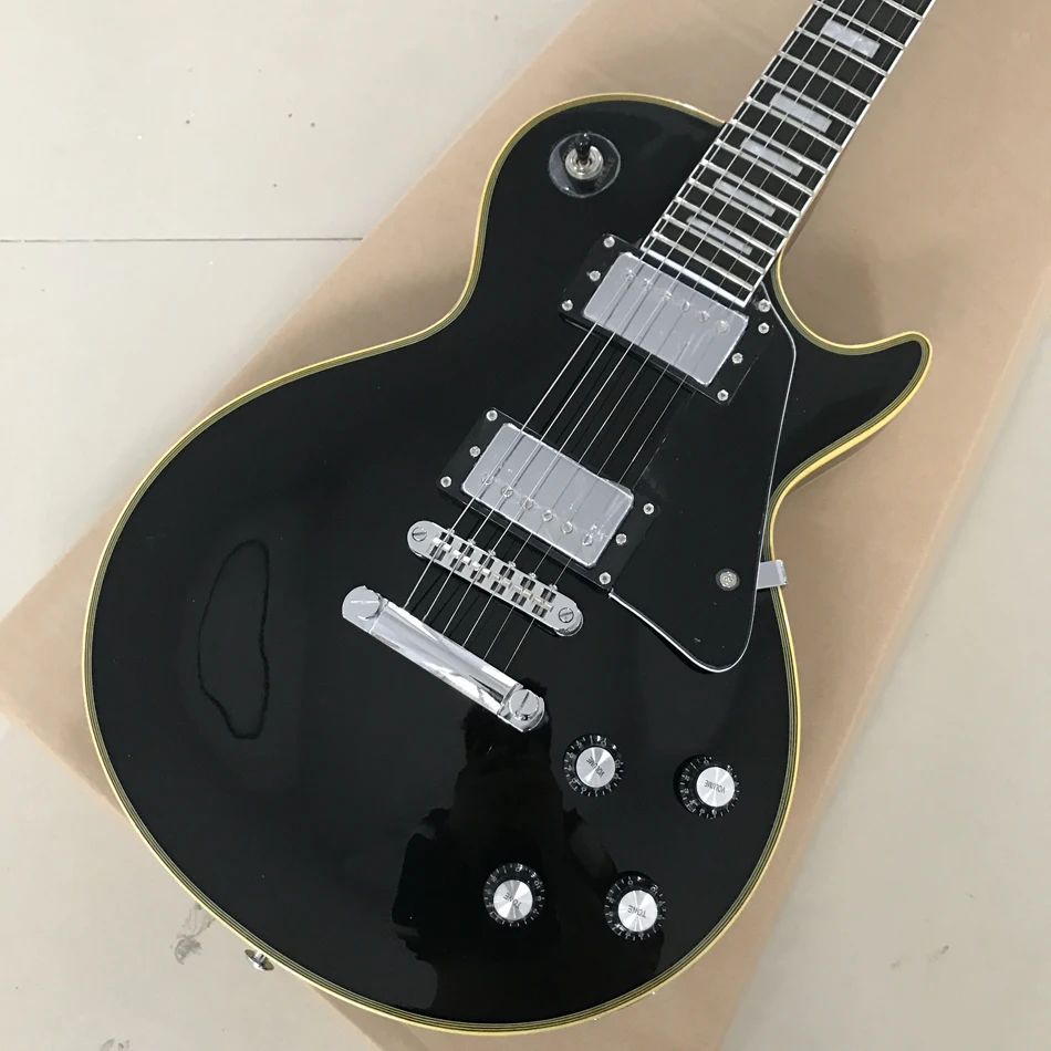 

Custom Store, Made in China, LP Custom Quality Electric Guitar, Chrome Hardware, Rosewood Fingerboard, free delivery