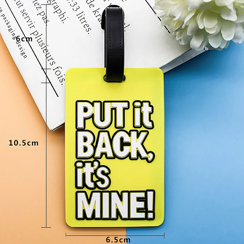 Силиконовые бирки для сумок чемоданов и дорожных тележек с идентификацией.