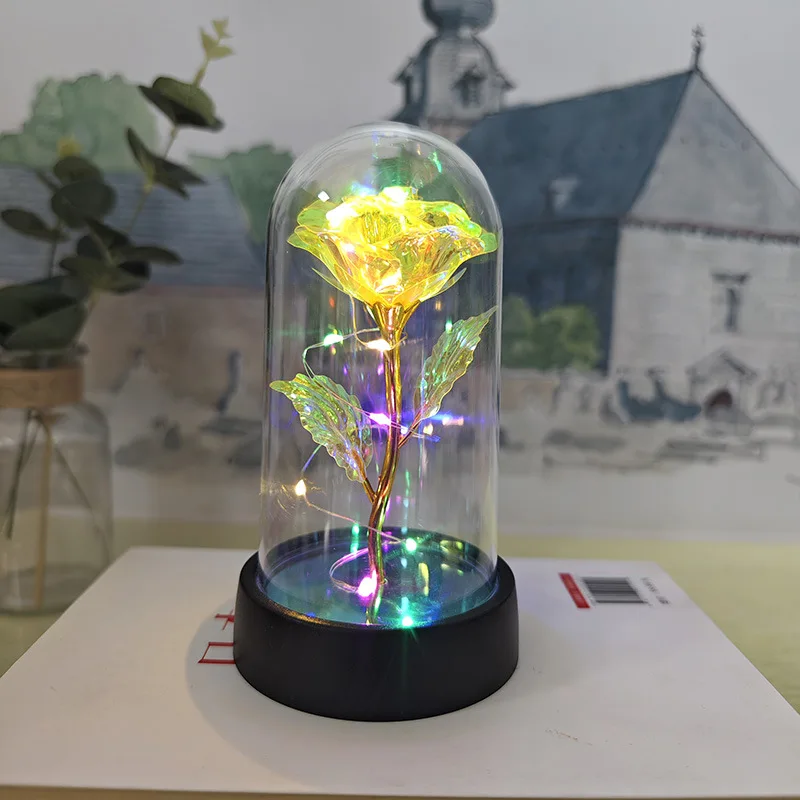 

Вечная стеклянная роза Weiope