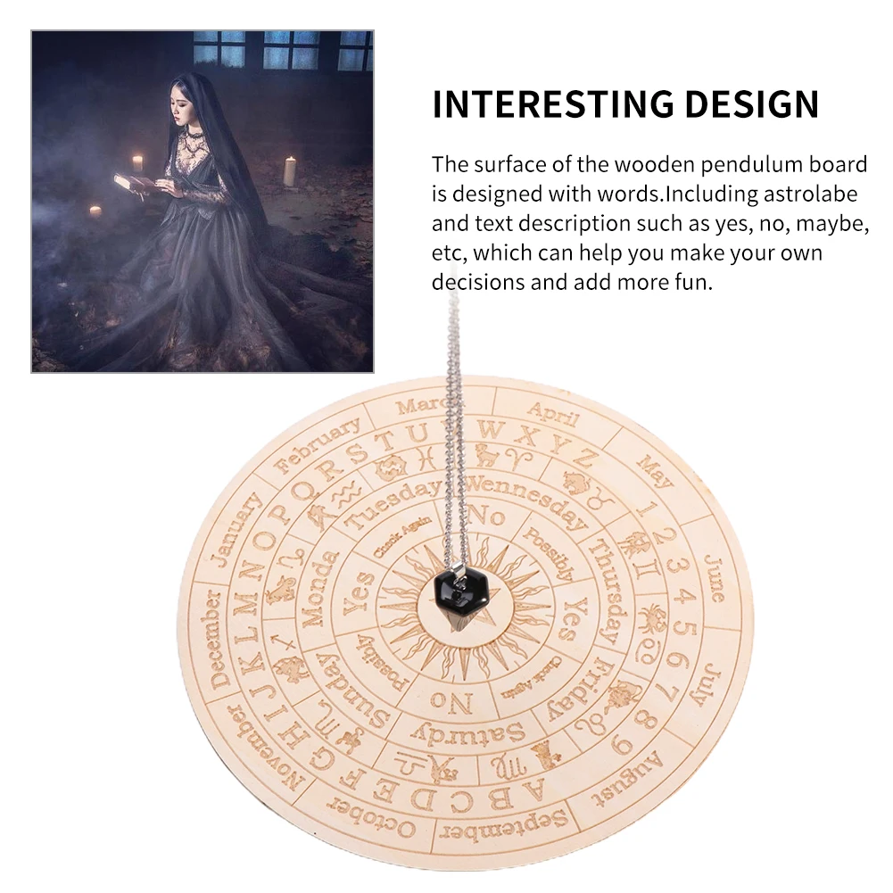 С хрустальным ожерельем домашний декор Carven круглая маятниковая доска ведро