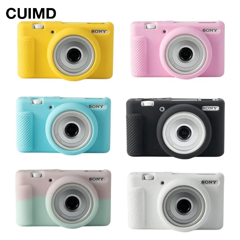 ZV1F Silicone Armor Skin Camera Case Body Cover Protector fo