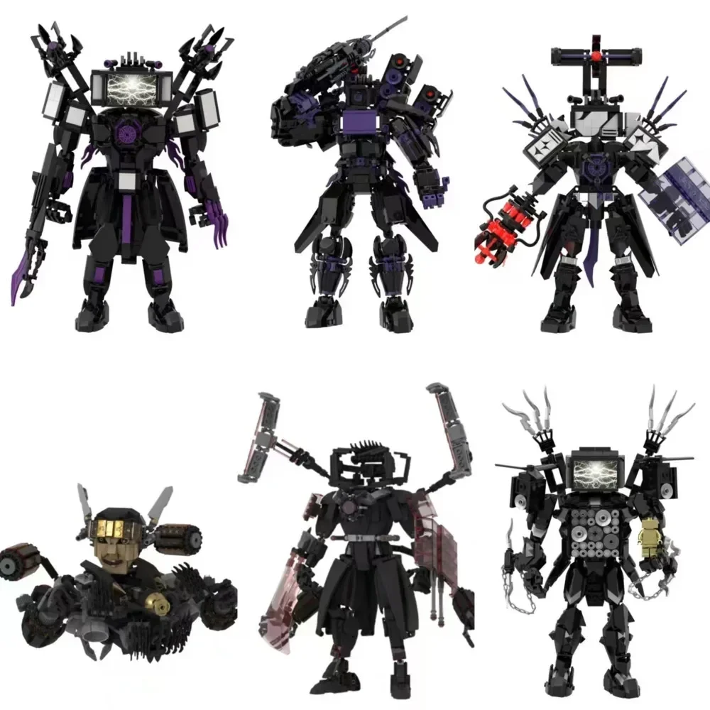 Skibidi Туалет Titans Телевизор Человек Оператор Drill Man Upgrade Drillman Спикерман Строительные