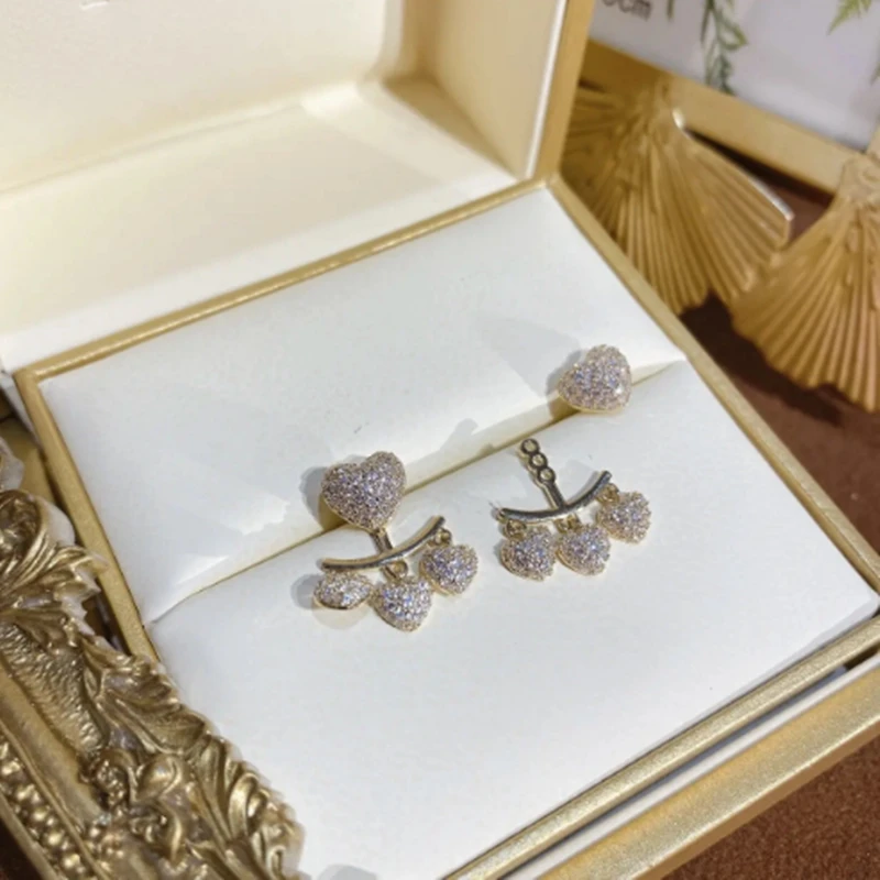 

2022 Новое поступление Модные металлические трендовые женские серьги-подвески в форме сердца Элегантные Простые корейские Модные женские юв...