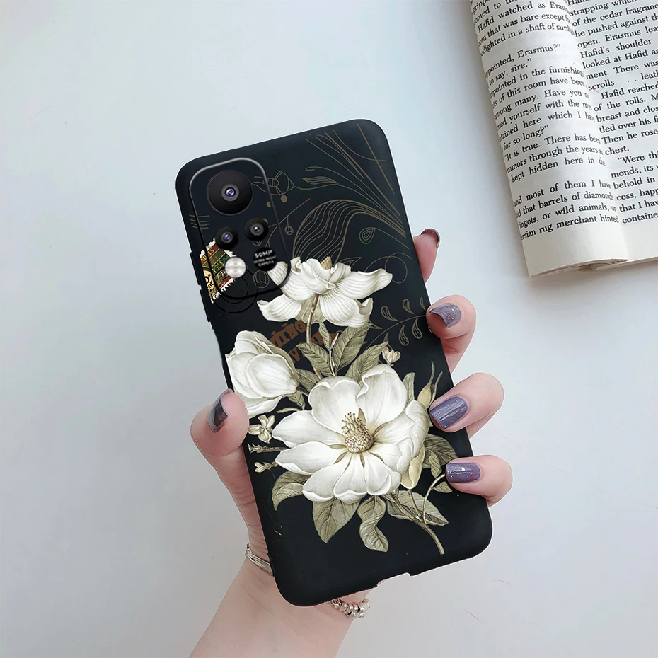for infinix hot 11s nfc 2021 case cover silicone soft painted cute back cover for infinix hot 11s hot11s 11 s x6812 phone cases free global shipping
