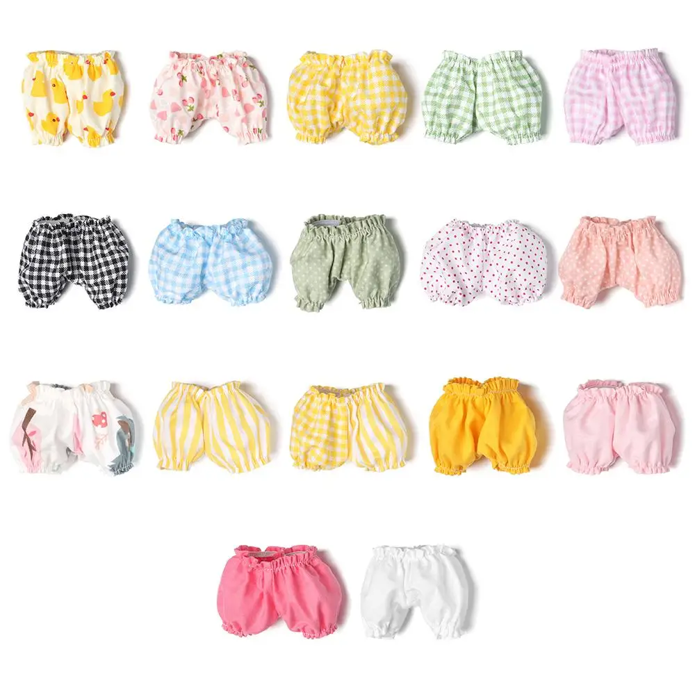 

15cm Pumpkin Pants Cute Handmade Toy Doll Clothes Gifts Colorful Lantern Pants Cotton Doll