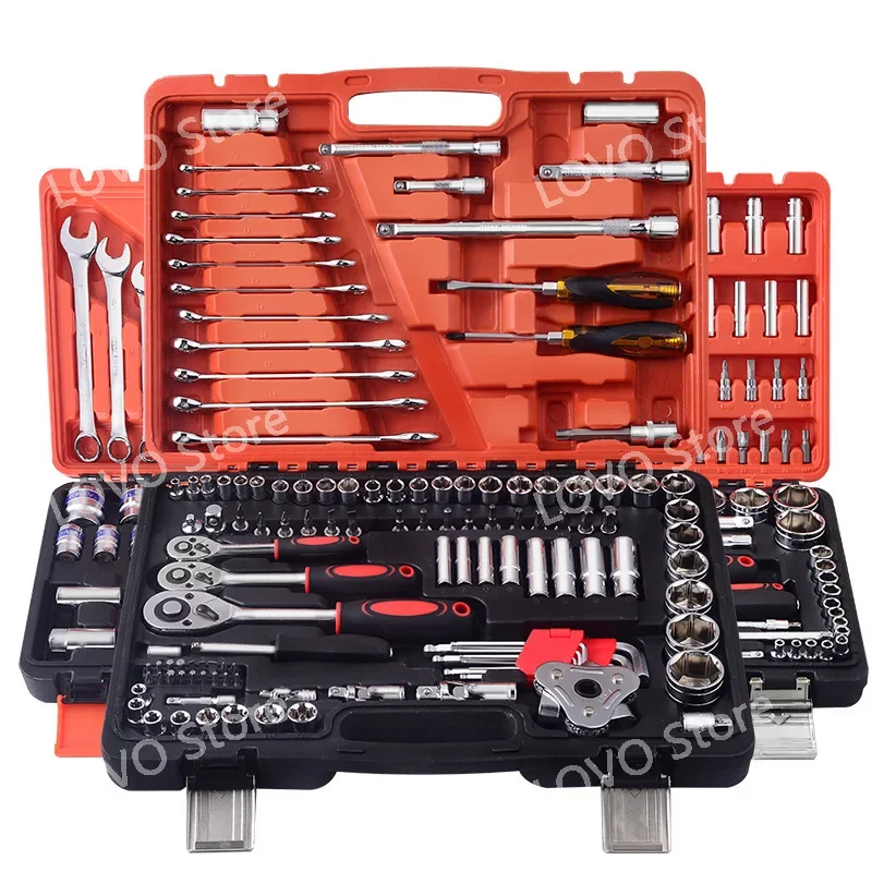 Гаечный ключ с храповым механизмом хромованадиевый динамометрический набор