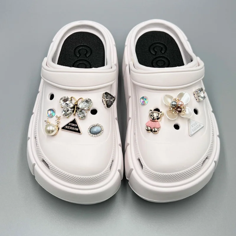 Hot Sales 16 Sets Jewelry,Animal Pvc Shoes Charms Accessories Colourful Elegant Fashion Luxury Clogs Shoe Buckle Decorations