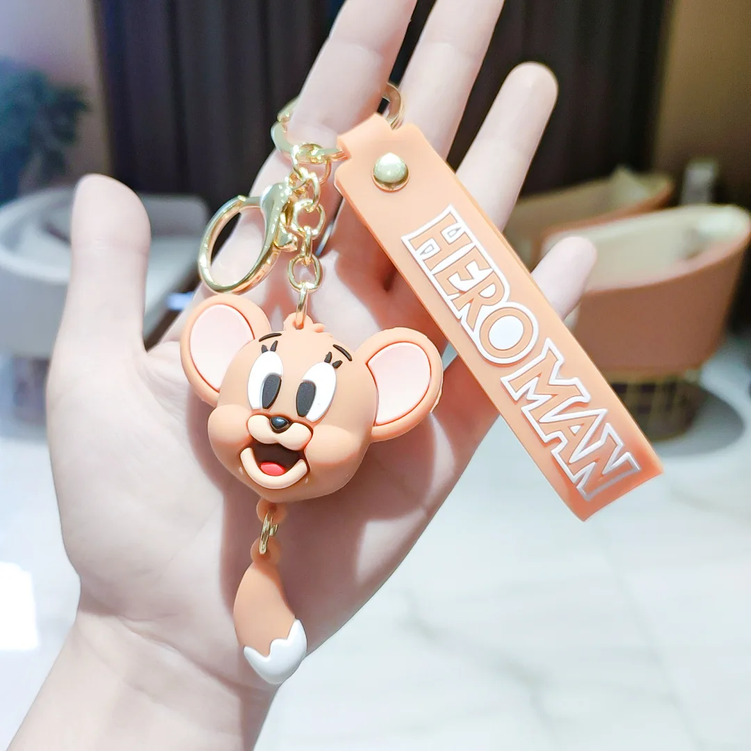 Брелок том аниме игрушка брелок машинка Джерри Подвеска Милая кошка мышь