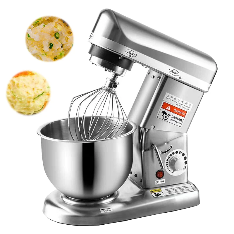 

Electric Stand Food Mixer Whisk Egg Beater Stainless Steel Bowl Flour Knead Cake Bread Dough Blender Whipping Cream Chef Machine