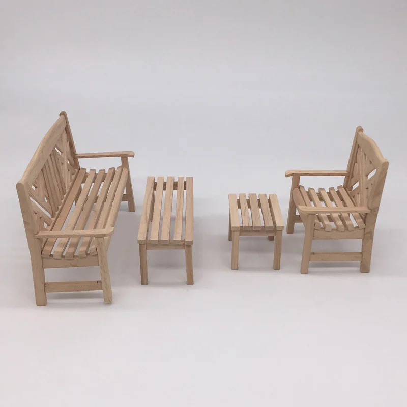 1/12 миниатюрная мебель для кукольного домика неокрашенное украшение сада